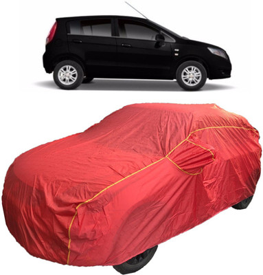 MoTRoX Car Cover For Chevrolet Sail UVA (With Mirror Pockets)(Red)