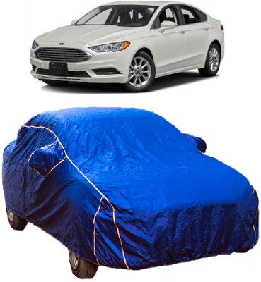 MoTRoX Car Cover For Ford Fusion (With Mirror Pockets)(Blue)