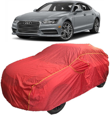 MoTRoX Car Cover For Audi A7 (With Mirror Pockets)(Red)