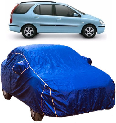 MoTRoX Car Cover For Tata Indigo Marina (With Mirror Pockets)(Blue)