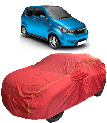 MoTRoX Car Cover For Mahindra e2o (With Mirror Pockets)(Red)
