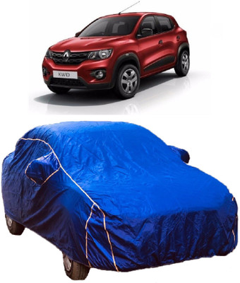 MoTRoX Car Cover For Renault Kwid (With Mirror Pockets)(Blue)