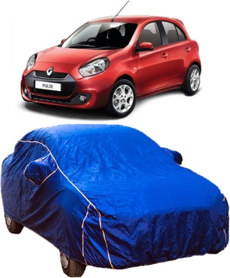 MoTRoX Car Cover For Renault Pulse (With Mirror Pockets)(Blue)