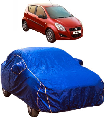MoTRoX Car Cover For Maruti Suzuki Ritz (With Mirror Pockets)(Blue)