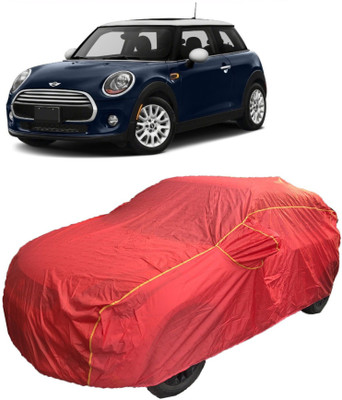 MoTRoX Car Cover For Mini Cooper Cooper (With Mirror Pockets)(Red)