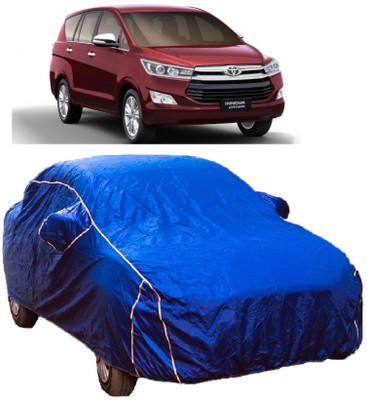 MoTRoX Car Cover For Toyota Innova Crysta (With Mirror Pockets)(Blue)