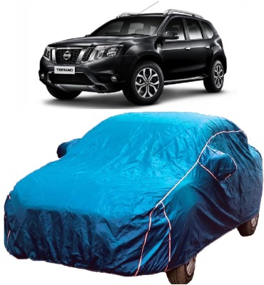 MoTRoX Car Cover For Nissan Terrano (With Mirror Pockets)(Blue)
