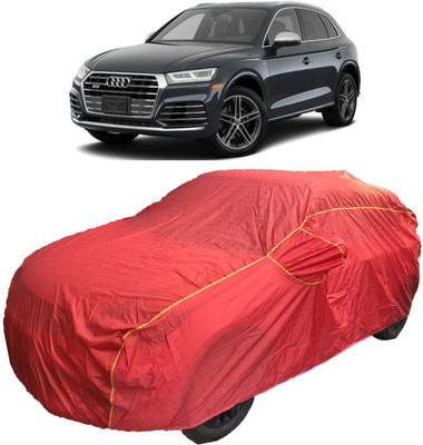 MoTRoX Car Cover For Audi SQ5 (With Mirror Pockets)(Red)