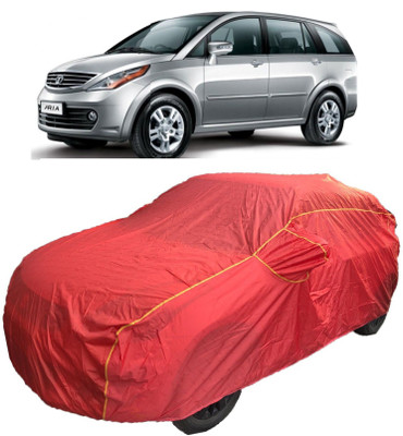 MoTRoX Car Cover For Tata Aria (With Mirror Pockets)(Red)