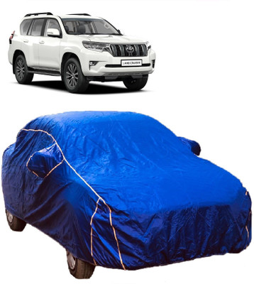 MoTRoX Car Cover For Toyota Cruiser (With Mirror Pockets)(Blue)
