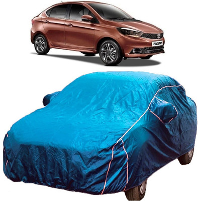 MoTRoX Car Cover For Tata Tigor (With Mirror Pockets)(Blue)
