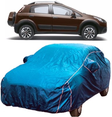 MoTRoX Car Cover For Fiat Avventura (With Mirror Pockets)(Blue)