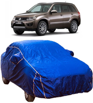 MoTRoX Car Cover For Maruti Suzuki Grand Vitara (With Mirror Pockets)(Blue)
