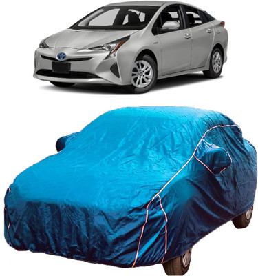 MoTRoX Car Cover For Toyota Prius (With Mirror Pockets)(Blue)