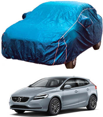 MoTRoX Car Cover For Volvo V40 (With Mirror Pockets)(Blue)