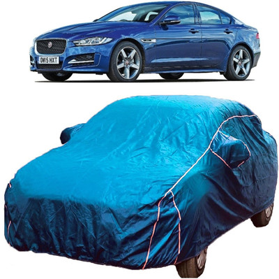 MoTRoX Car Cover For Jaguar XE (With Mirror Pockets)(Blue)
