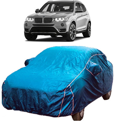 MoTRoX Car Cover For BMW X3 (With Mirror Pockets)(Blue)