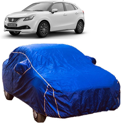 MoTRoX Car Cover For Maruti Suzuki Baleno (With Mirror Pockets)(Blue)