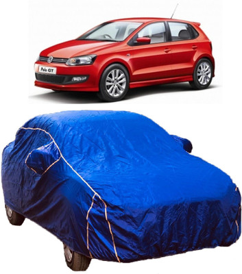 MoTRoX Car Cover For Volkswagen Polo GT (With Mirror Pockets)(Blue)