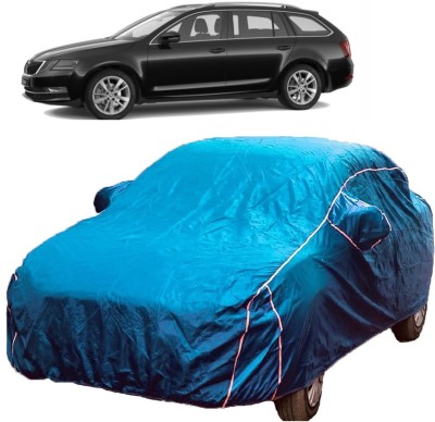 MoTRoX Car Cover For Skoda Octavia Combi (With Mirror Pockets)(Blue)