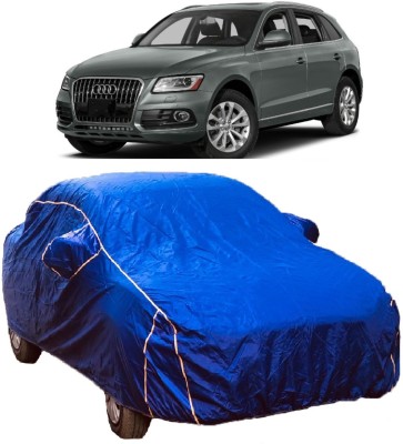 MoTRoX Car Cover For Audi Q5 (With Mirror Pockets)(Blue)