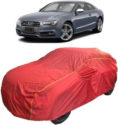 MoTRoX Car Cover For Audi S5 (With Mirror Pockets)(Red)