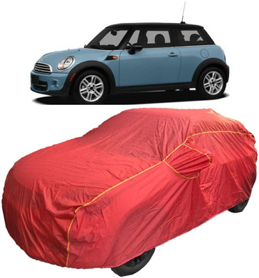 MoTRoX Car Cover For Mini Cooper Cooper S (With Mirror Pockets)(Red)