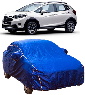 MoTRoX Car Cover For Honda WRV (With Mirror Pockets)(Blue)