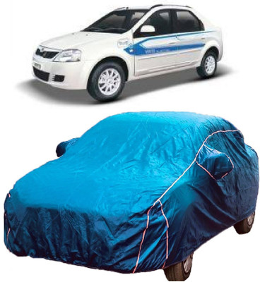 MoTRoX Car Cover For Mahindra e-Verito (With Mirror Pockets)(Blue)