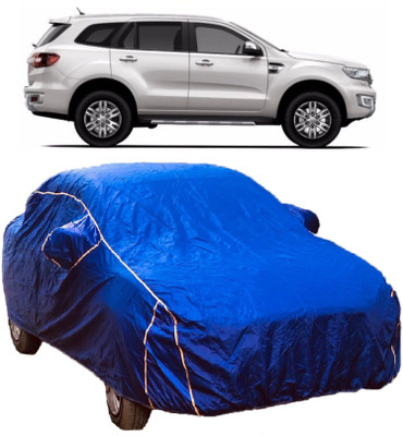 MoTRoX Car Cover For Ford Endeavour (With Mirror Pockets)(Blue)
