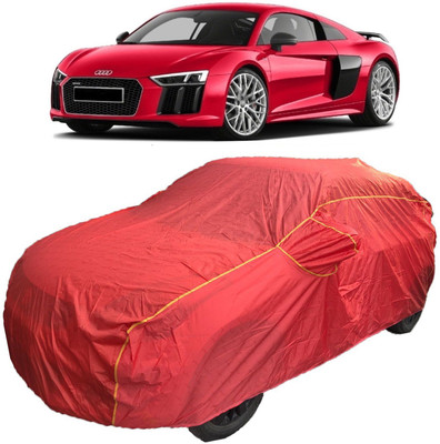 MoTRoX Car Cover For Audi R8 (With Mirror Pockets)(Red)