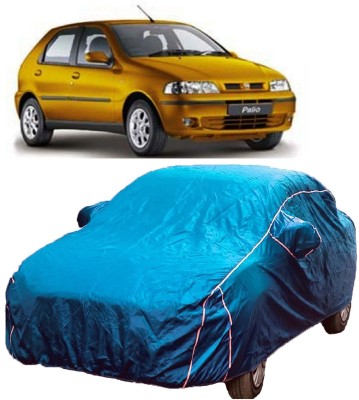 MoTRoX Car Cover For Fiat Palio D (With Mirror Pockets)(Blue)