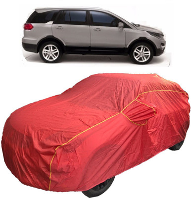 MoTRoX Car Cover For Tata Hexa (With Mirror Pockets)(Red)