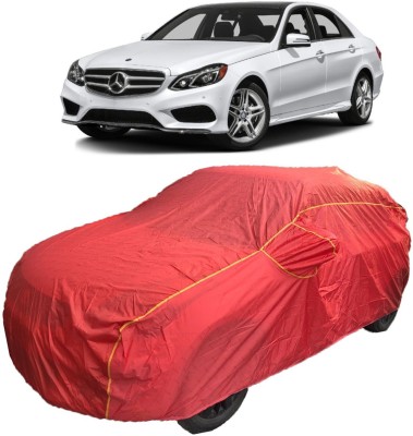 MoTRoX Car Cover For Mercedes Benz S320 (With Mirror Pockets)(Red)