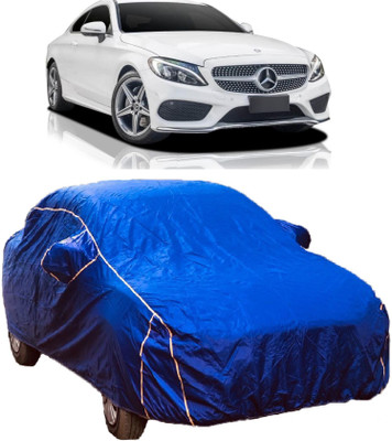 MoTRoX Car Cover For Mercedes Benz C200 (With Mirror Pockets)(Blue)