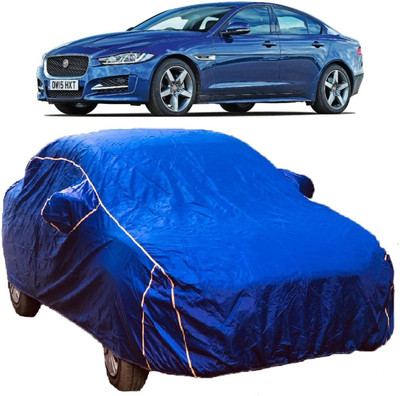 MoTRoX Car Cover For Jaguar XE (With Mirror Pockets)(Blue)