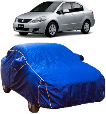 MoTRoX Car Cover For Maruti Suzuki SX4 (With Mirror Pockets)(Blue)