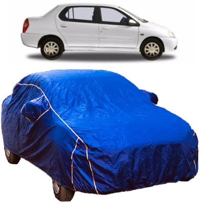MoTRoX Car Cover For Tata Indigo (With Mirror Pockets)(Blue)