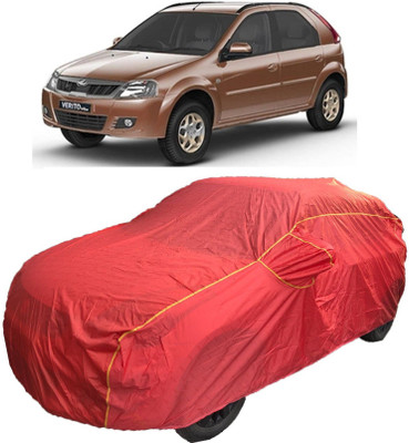MoTRoX Car Cover For Mahindra Verito Vibe (With Mirror Pockets)(Red)