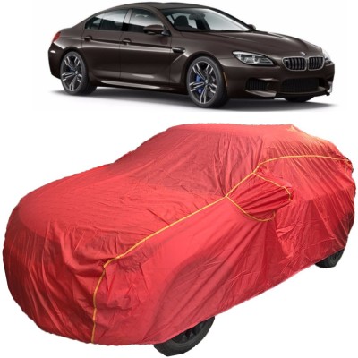 MoTRoX Car Cover For BMW Gran Coupe (With Mirror Pockets)(Red)