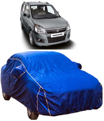 MoTRoX Car Cover For Maruti Suzuki Wagon R 1.0 (With Mirror Pockets)(Blue)