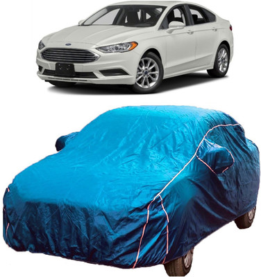 MoTRoX Car Cover For Ford Fusion (With Mirror Pockets)(Blue)