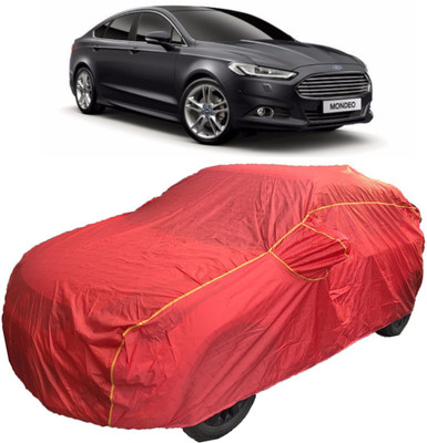 MoTRoX Car Cover For Ford Mondeo (With Mirror Pockets)(Red)