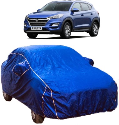 MoTRoX Car Cover For Hyundai Tucson (With Mirror Pockets)(Blue)