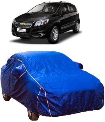 MoTRoX Car Cover For Chevrolet Sail U-VA (With Mirror Pockets)(Blue)