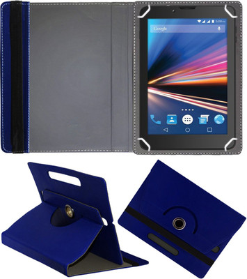 Fastway Flip Cover for Lava Ivory Plus 4G 7 inch with 4G Tablet(Blue, Cases with Holder)