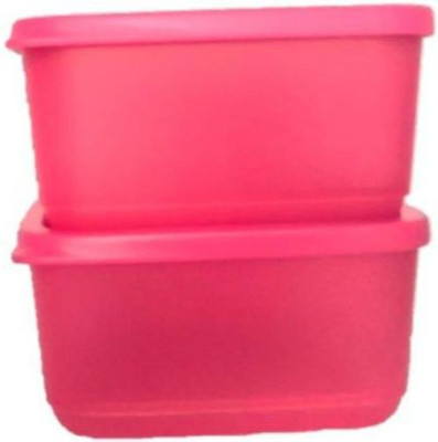 TUPPERWARE Plastic Fridge Container  - 650 ml(Pack of 2, Pink)