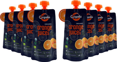 Organa Organic Orange Juice(8 x 200 ml)