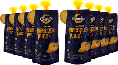 Organa Organic Pineapple Juice(8 x 200 ml)