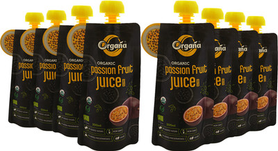 Organa Organic Passion Fruit Juice(8 x 200 ml)